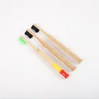 Biodegradable Soft Toothbrushes Natural Bamboo Eco Friendly Toothbrush with Soft BPA-Free Nylon Bristles