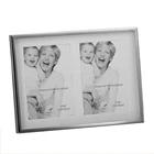 Roll Form, Iron Silver Plated Shadow Box Photo Frame