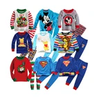 3 to 8 years old long sleeve cartoon print fall boutique kids clothes boy clothing set