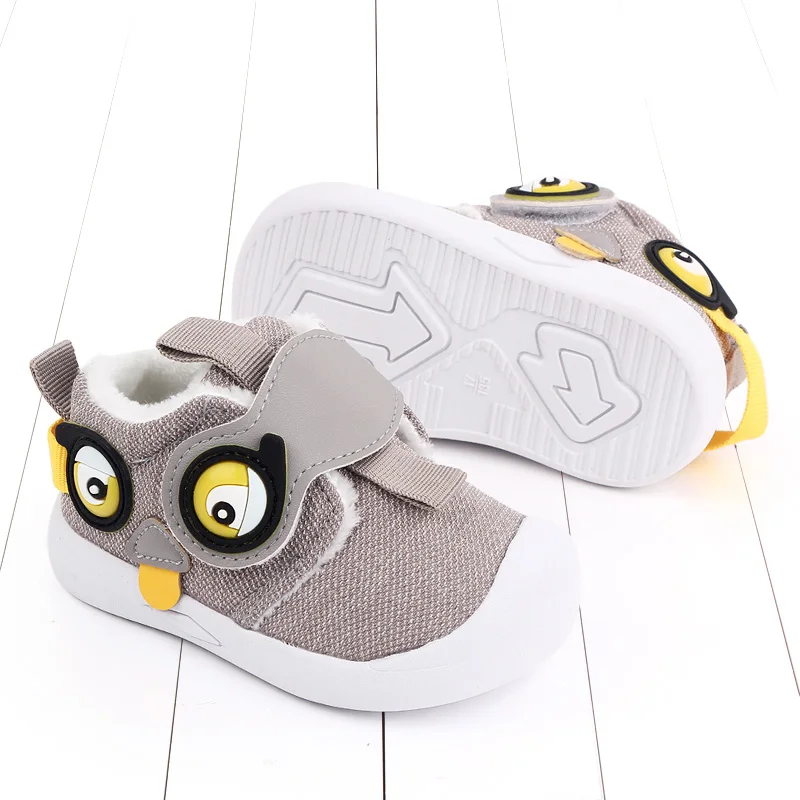 New Arrival Animal Baby Cotton Shoes With Plush Winter Warm Snow Sneakers Lightweight Walking Shoes for First Walk details