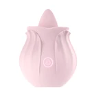2020 new high quality women sex toy rose red shape vibrator silicone clit licking vibrator magic tongue vibrator for nipple