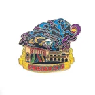 Custom 3d metal military kunshan lapel pin badge gold plating lapel pin