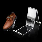 Display Acrylic Clear Transparent High Heel Shoe Display Holder Stand For Shoes Shop Stores