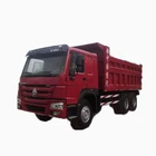 used howo dump truck trailer low bed flat rack , used 10 wheels howo truck , howo dump truck