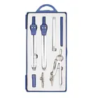 Geometry compass set with pencil lead school supply drawing tool