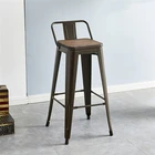 Free Sample Home Furniture Wholesale Vintage Industrial Style Metal High Bar Chairs /Iron Bar Stool Price