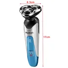 KM5390 Washed Rotary Three-Blade Electric Shaving Eyebrow Shaver Nose Hair Men's Shaver Hair Trimmers Set