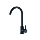 low pressure Single Handle SUS 304 bathroom Kitchen Faucet black