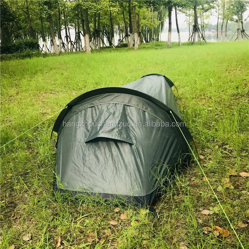 High-end Ultralight 1 person sleeping bag tent, CZX-344 Military Green tent,Sleeping Tent,Backpacking Swag Tent