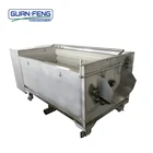 Fruit And Vegetable Peeling Machine Automatic Vegetables Fruits Brush Peeling And Washing Machine