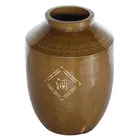 90*63cm 150L Chinese altar black ceramic jar earthen jar wine barrel