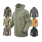 Waterproof Jacket Breathable Waterproof Warm And Wear-Resistant Shark Skin Softshell Jacket Men Outdoor Softshell Jacket
