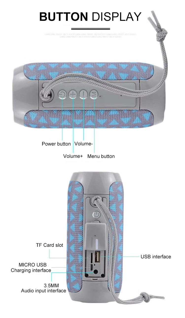 New 2019 trending product pro wireless bluetooth speaker tg 117 portable speaker with fm - ANKUX.COM
