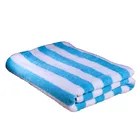 Hotel Luxury Spa Blue and white stripe Terry Cotton super soft large size Beach towel