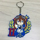 Customized Rubber Cartoon Logo Lovely Children Men PVC Keychain