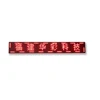 Outdoor p10 red color led sign panel for taxi roof top/bus roof small advertising with low price