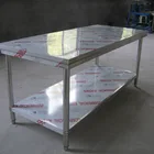 Restaurant kitchen equipment stainless steel sorting worktable bench / stainless steel work table with under shelf