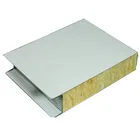 Foam soundproofing acoustic rock wool rockwool sandwich panel 50mm for house insulation