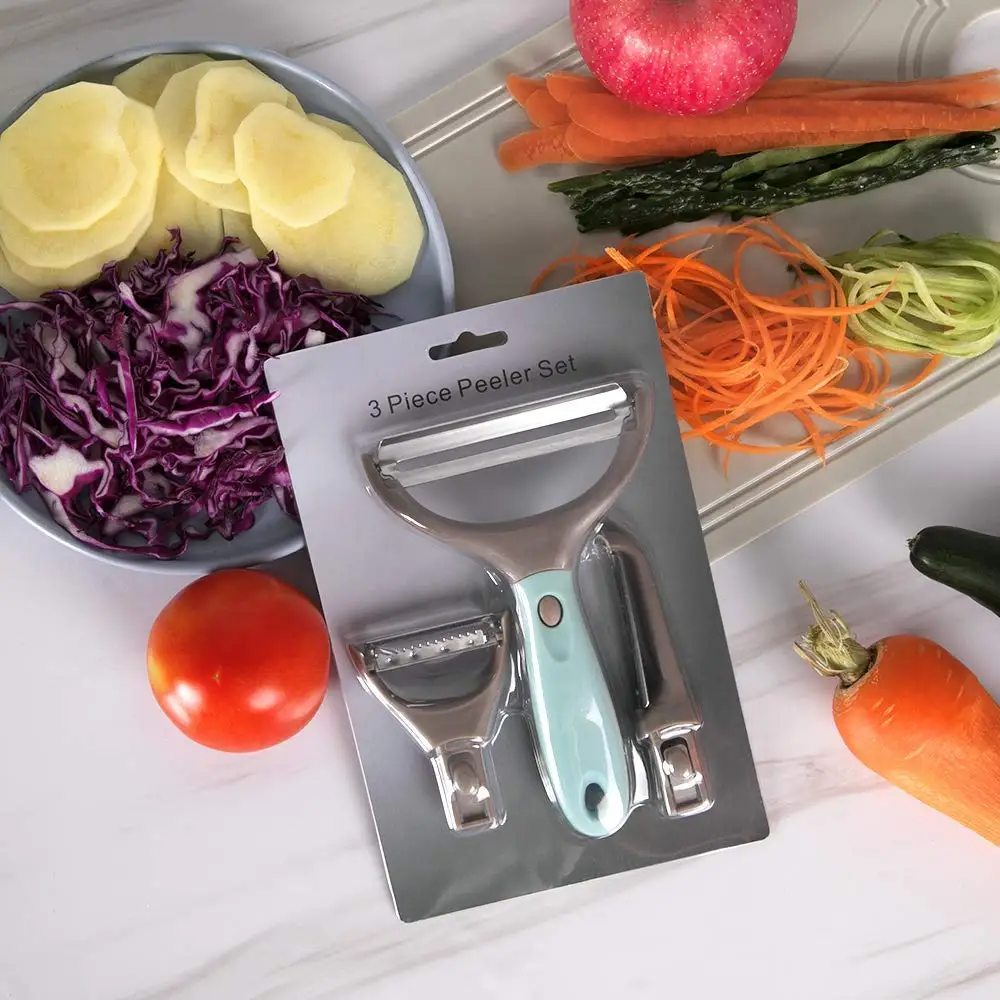 vegetable peeler stainless steel cabbage carrot & potato peelers