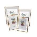 Photo Frame Photo Frame Photo Frame PF-1066 Wholesale Wedding Glass Picture Photo Frame