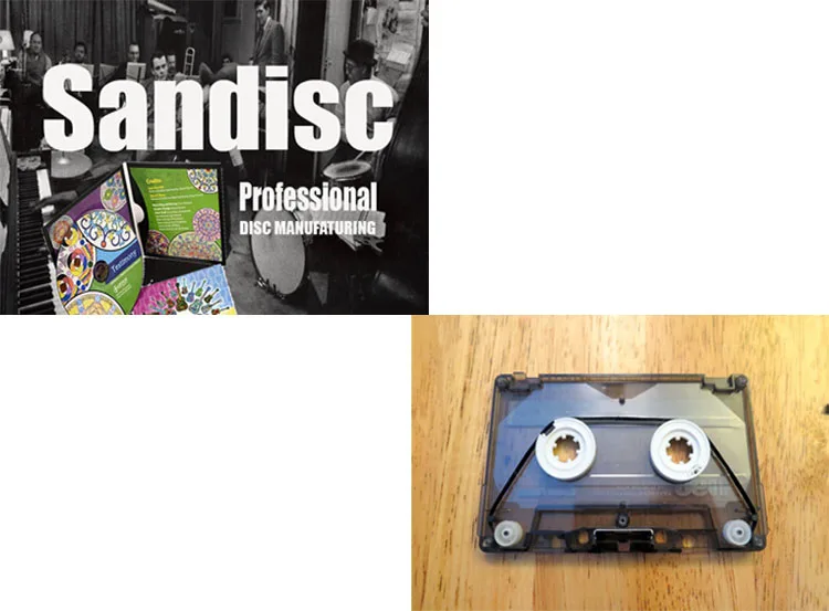 CD Duplication Duplication with White Paper sleeve