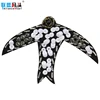 Custom Design Rhinestone Swallow Pattern Iron On/Sew On/Stick On Embroidery Sequin Beaded Patch For Clothing