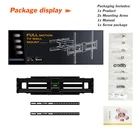 Full motion tv wall mount from china factory, hot sale lcd bracket tv wall mounts support 32-70 inch tvs and 600X400mm vesa
