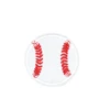 Ball series baseball clothing logo custom wholesale simple embroidery patch for hat