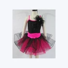 NT021 New Style Performance Dancewear Long Pink Tutu Table Skirt for Adult Women