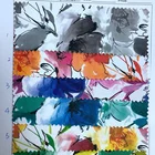 Colorful color surface grain printed faux PU leather for bag and shoes making