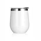 Egg shape stainless steel mug tumblers coffee cups with different color