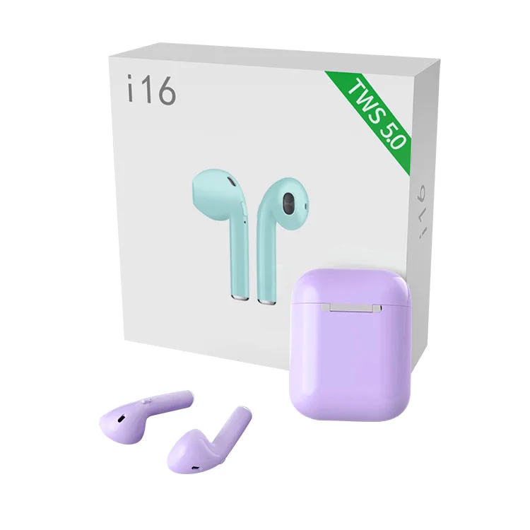 wholesale TWS I16S Wireless Earphones with Charging Box i7s i9 i10 i11 i12 i16 i17 High Quality TWS Sport Bluetooth Earbuds - ANKUX.COM