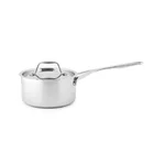 18cm stainless steel 3ply non coating induction saucepan cookware with lid