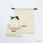 Wholesale Natural Cotton Storage Laundry Favor Holder Fashion Jewelry Pouches Gift Shoe Canvas Drawstring Bag