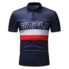 Custom Design Sublimation Printing Spandex Polyester Mens Polo T Shirt