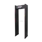 Non-Contact Walk Through Metal Detector Body Temperature Gate for Security Checking
