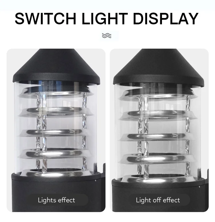 Outdoor Lighting Home Aluminum Garden Courtyard  Balcony Decoration Wall Lamp