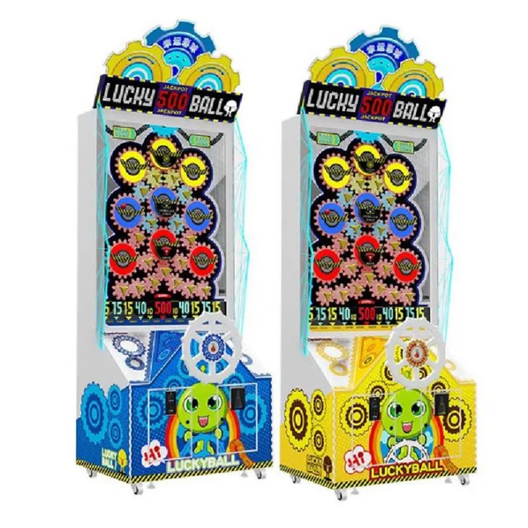 Threeplus High Profit Coin Operated Mechanic Ball Ticket Redemption Arcade Game Lucky Ball Kids Machine for Sale
