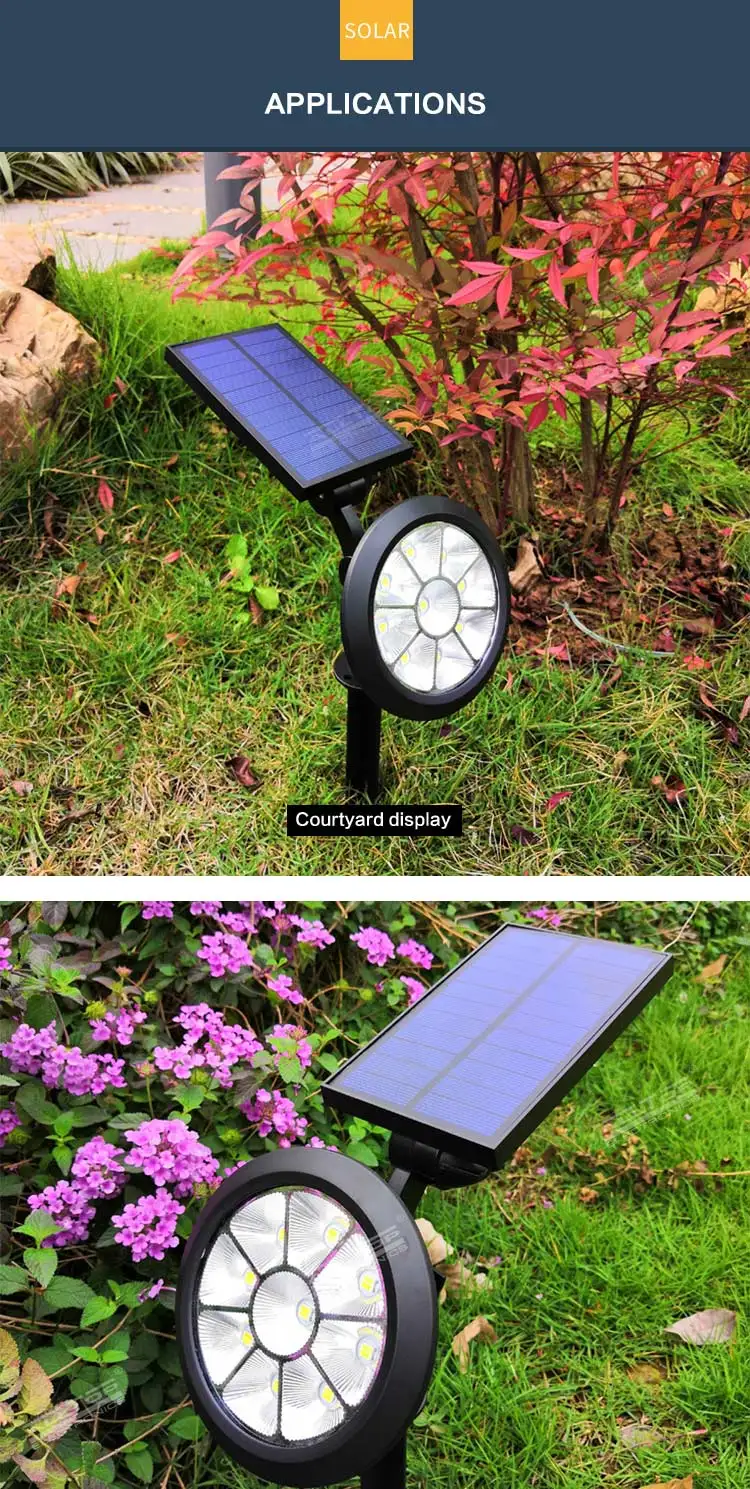 ALLTOP Factory sell Solar Spotlight lamp Solar Landscape Lamps solar Garden lights with Solar Cell