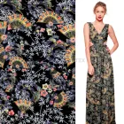 wholesale 100 polyester material woven paisley dress making fabric chiffon