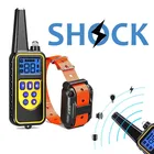 Dog training shock collar 3 modes up to 800m rechargeable and waterproof for training dog collar