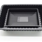 Blister Disposable Microwave safe bento lunch box food container/plastic disposable lunch factory