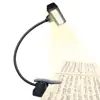 Bendable High Brightness 19 LED 9 Levels Dimmable Clip Music Score Reading Light