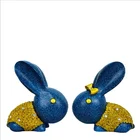 custom Indoor small rabbit resin animal figurines statues for sale
