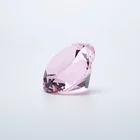 Wholesale Cheap Glass Diamond Paperweight Clear Decorative K9 Crystal Diamonds for Home Decoration