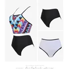 In-Stock Items Women Bikini 2020 Best Sale 2 Piece Slender Printed High Waist Women Bikini