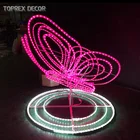 Holiday Lights 2020 Christmas Holiday High Quality Animal Sculpture 3d Motif Led Butterfly Lights
