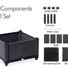 Outdoor PP Plastic Square Folding Design Basket Flower Planter box garden