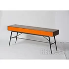 Modern Hot Sales Hotel Furniture Wooden Frame with Drawers And Black Powder Coated Stainless Steel Frame Writing Desk