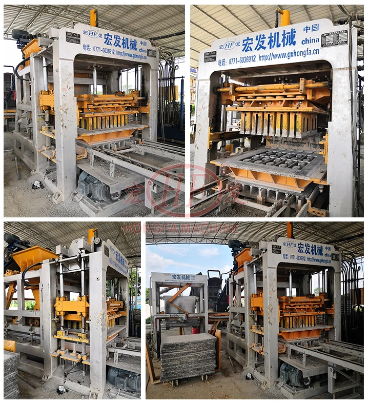 Hongfa 8-15D briques brick laying machine soil interlocking brick block making machine